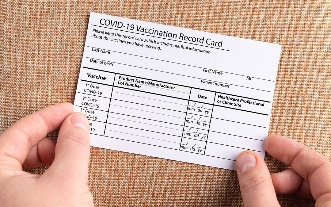 vaccination card Covid-19