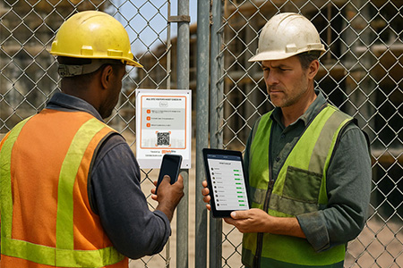 jobsite supers and field managers track whos on site real-time
